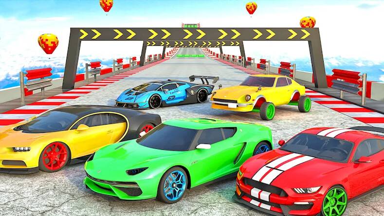  Ramp Car Stunts: GT Car Games   -  