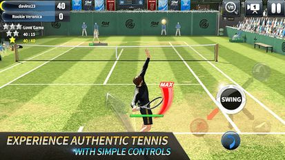 Взломанная игра Ultimate Tennis на Андроид - Бесконечные деньги