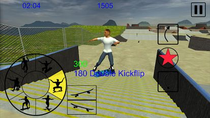 Взломанная игра Skating Freestyle Extreme 3D на Андроид - Открыто все
