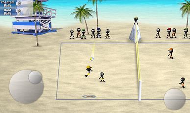 Взломанная игра Stickman Volleyball на Андроид - Бесконечные деньги