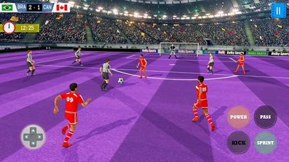 Взломанная игра Soccer Leagues Pro 2018: Stars Football World Cup на Андроид - Бесконечные деньги