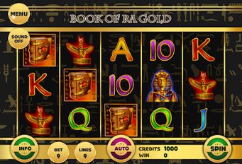 Взломанная игра Book of RA Gold Slot на Андроид - Бесконечные монеты