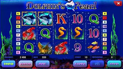 Взломанная игра Dolphins Pearl Deluxe slot на Андроид - Бесконечные деньги